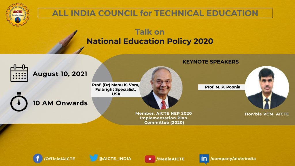 Webinar:Talk on National Education Policy, 2020 – Sipna College Of ...